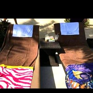 Bride and groom towels